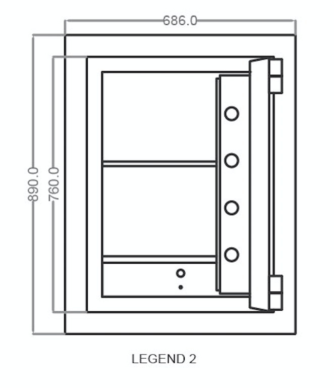 Falcon Legend Safe Size 2 - Image 3