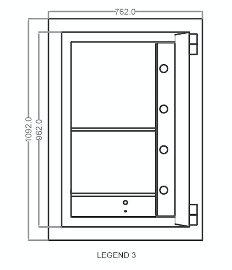 Falcon Legend Safe Size 3 - Image 4