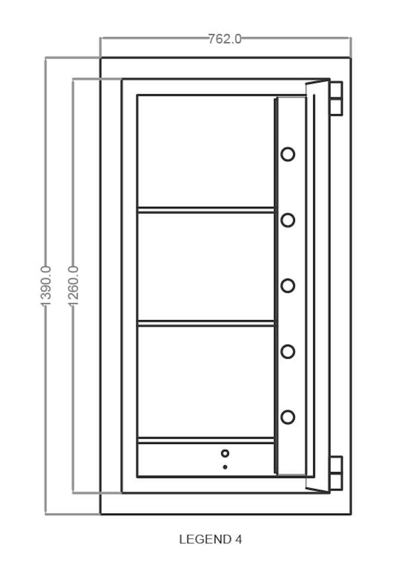 Falcon Legend Safe Size 4 - Image 3