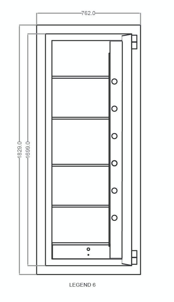 Falcon Legend Safe Size 6 - Image 5