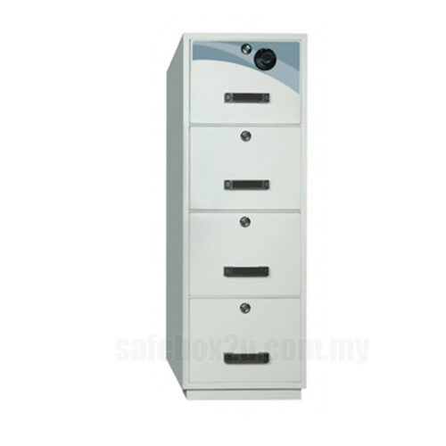 Falcon FRC4 4 Drawer Fire Resistant Cabinet (individual lock) - Image 2