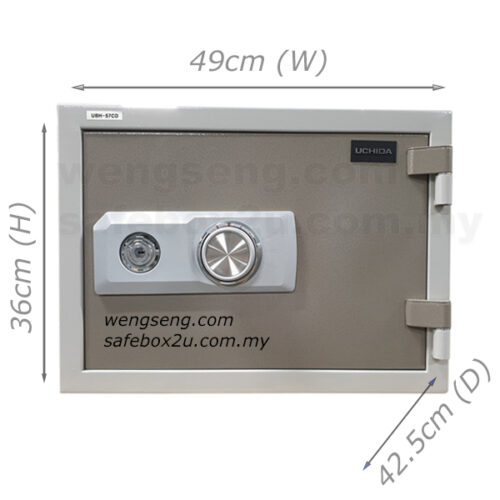Uchida UBH-57CD Fire Resistant Safe (Dial Lock) - Image 2